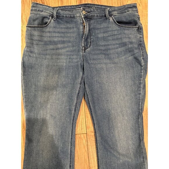Old Navy Denim - Old Navy Womens Mid-Rise Kicker Bootcut Jeans Size 14 Soft Stretch Preppy Comfy